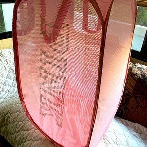 PINK Mesh Laundry Basket
